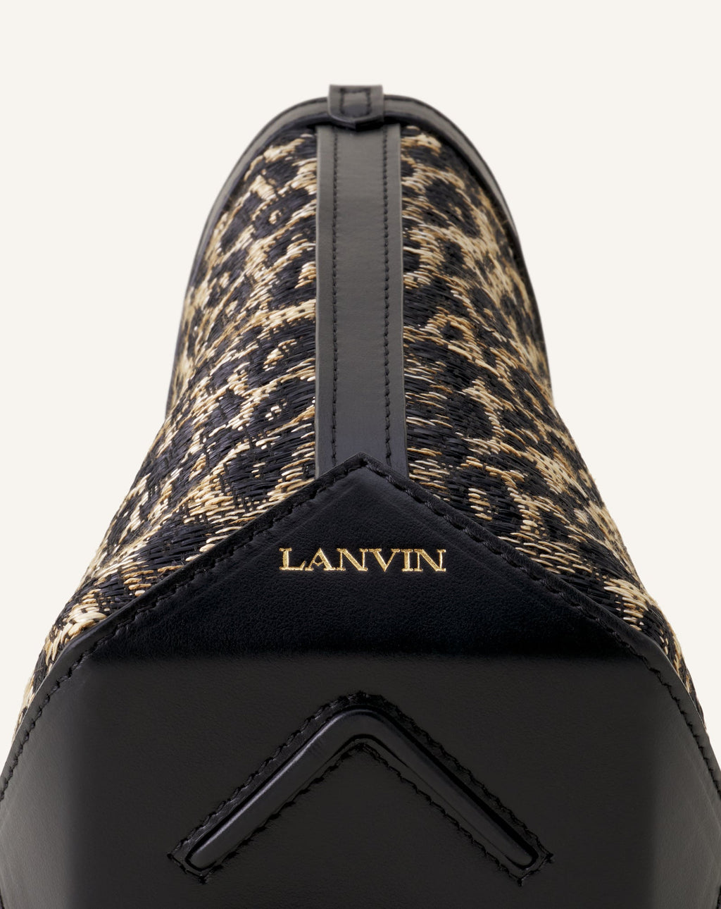CATCH BY LANVIN NANO BUCKET BAG IN RAFFIA