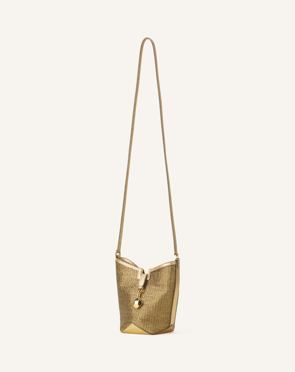 CATCH BY LANVIN BUCKET BAG IN RAFFIA