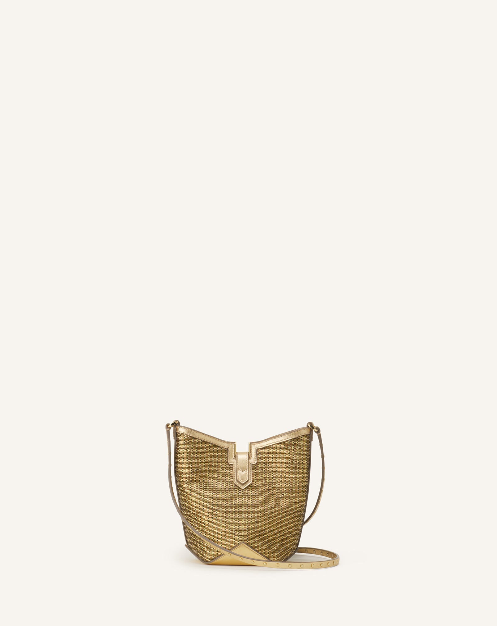 CATCH BY LANVIN BUCKET BAG IN RAFFIA