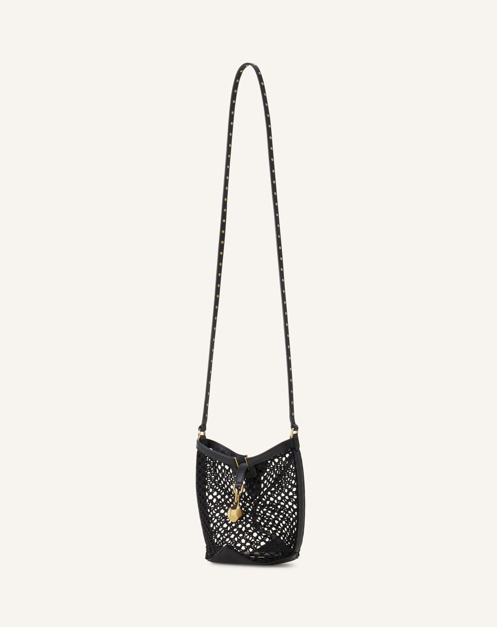 CATCH BY LANVIN NANO BUCKET BAG IN MESH