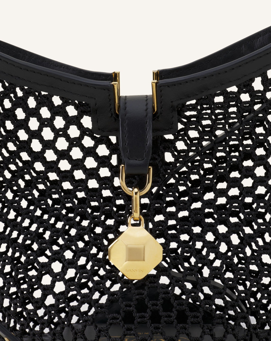 CATCH BY LANVIN NANO BUCKET BAG IN MESH
