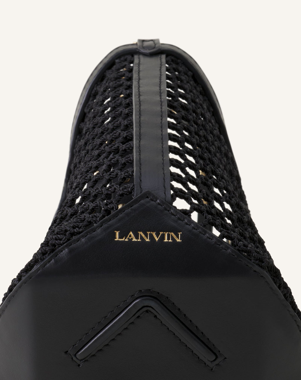 CATCH BY LANVIN NANO BUCKET BAG IN MESH