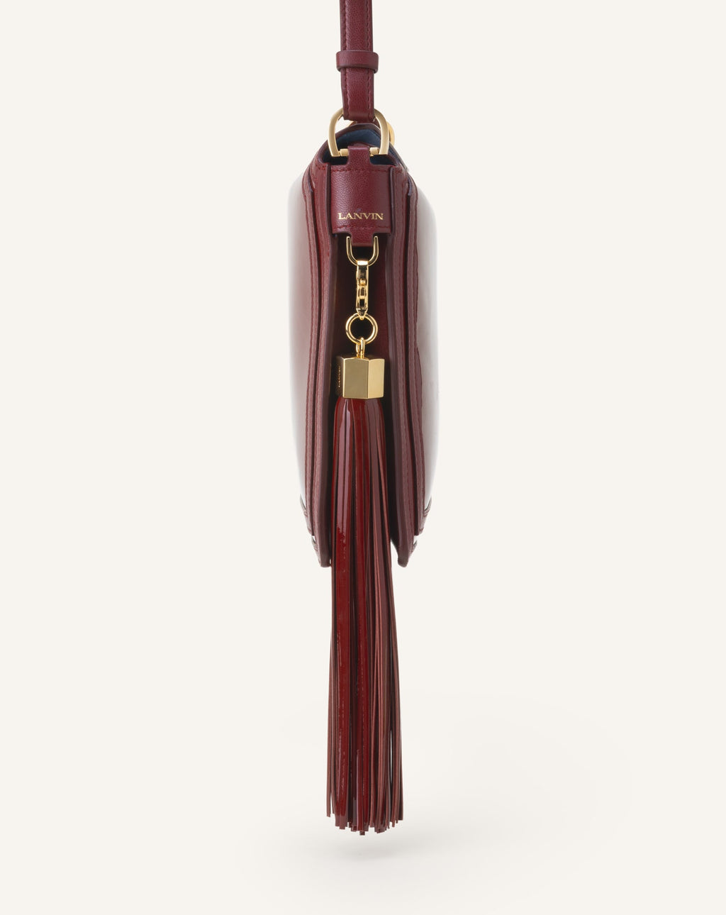 LEATHER POMPOM BAG CHARM