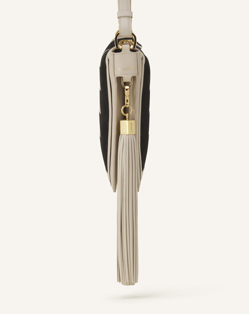LEATHER POMPOM BAG CHARM