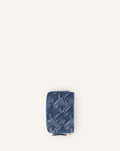 LUNAR YEAR ZIPPED CARDHOLDER IN DENIM