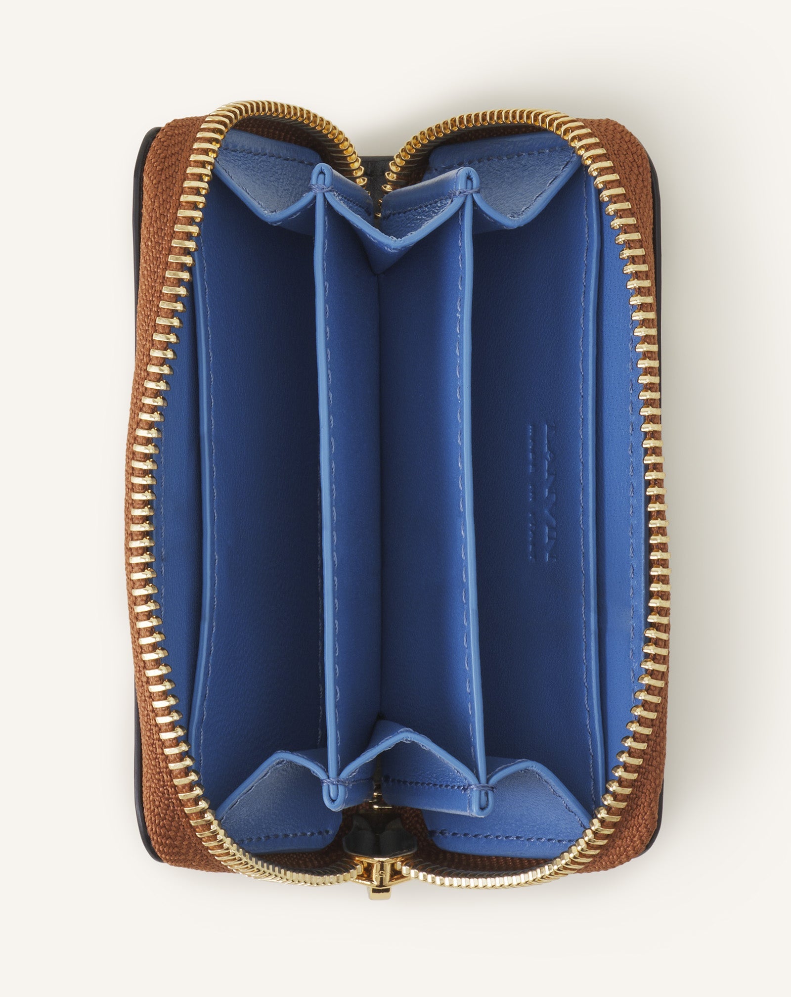 CATCH BY LANVIN ZIPPED LEATHER CARDHOLDER