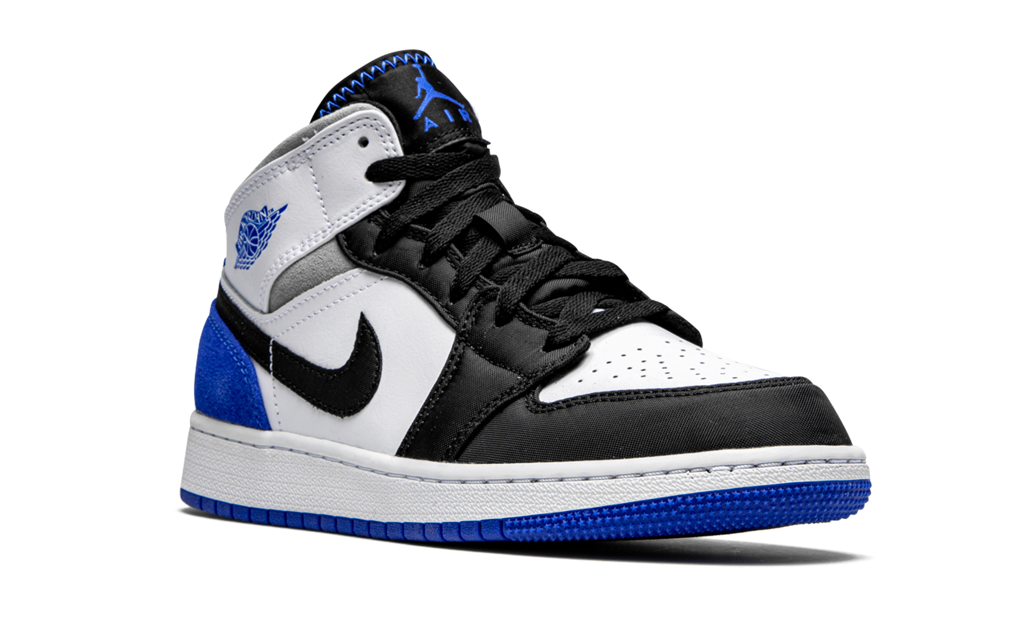 Air Jordan 1 Mid GS "Royal White" BQ6931 102