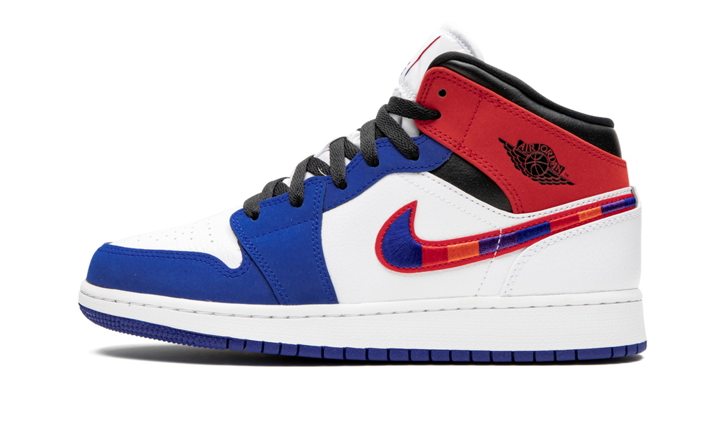 Air Jordan 1 Mid SE GS "Multicolor Swoosh" BQ6931 146