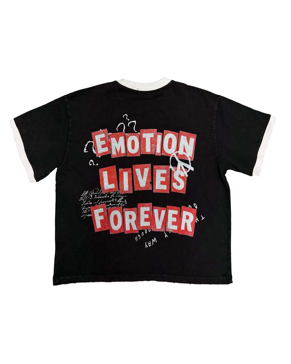 Mixed Emotion Static Tee Black