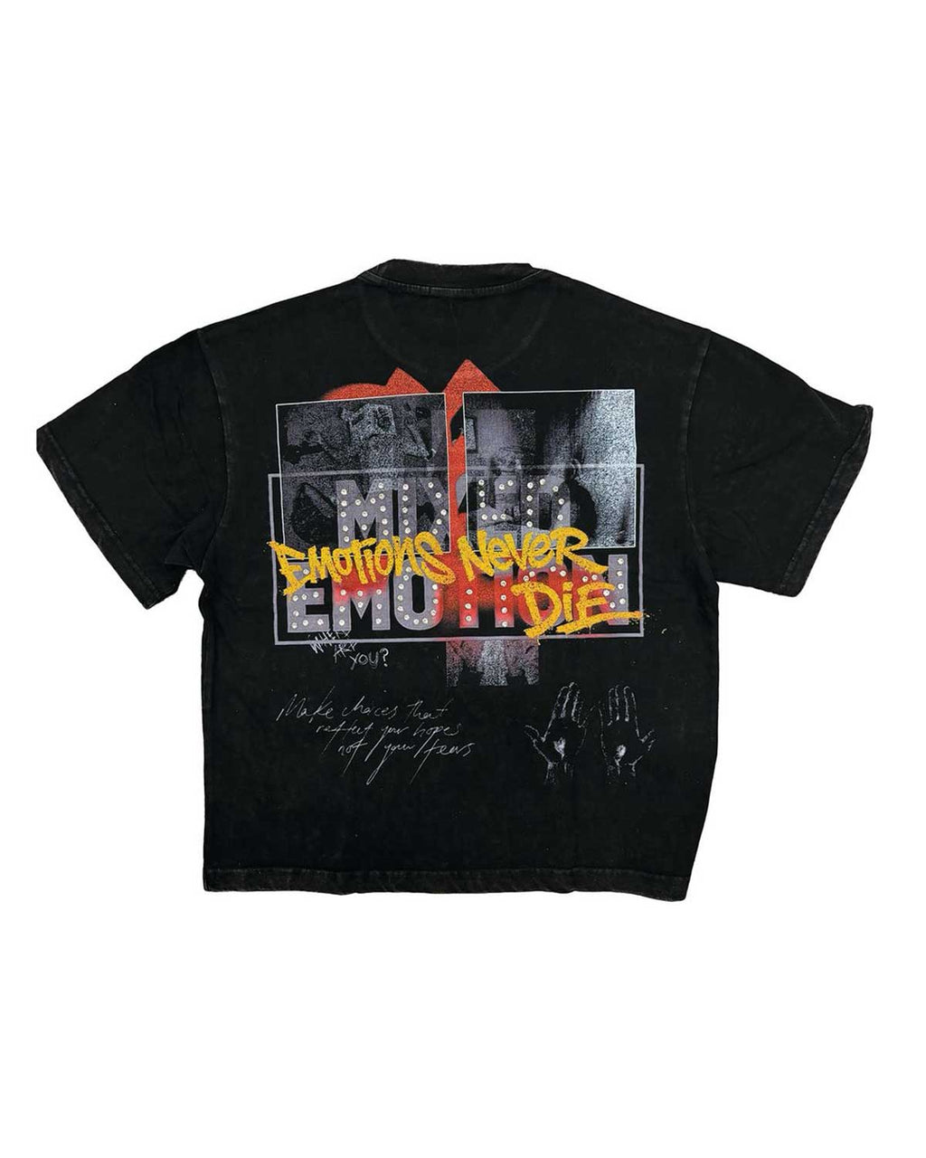 Mixed Emotion Tunes Tee Black