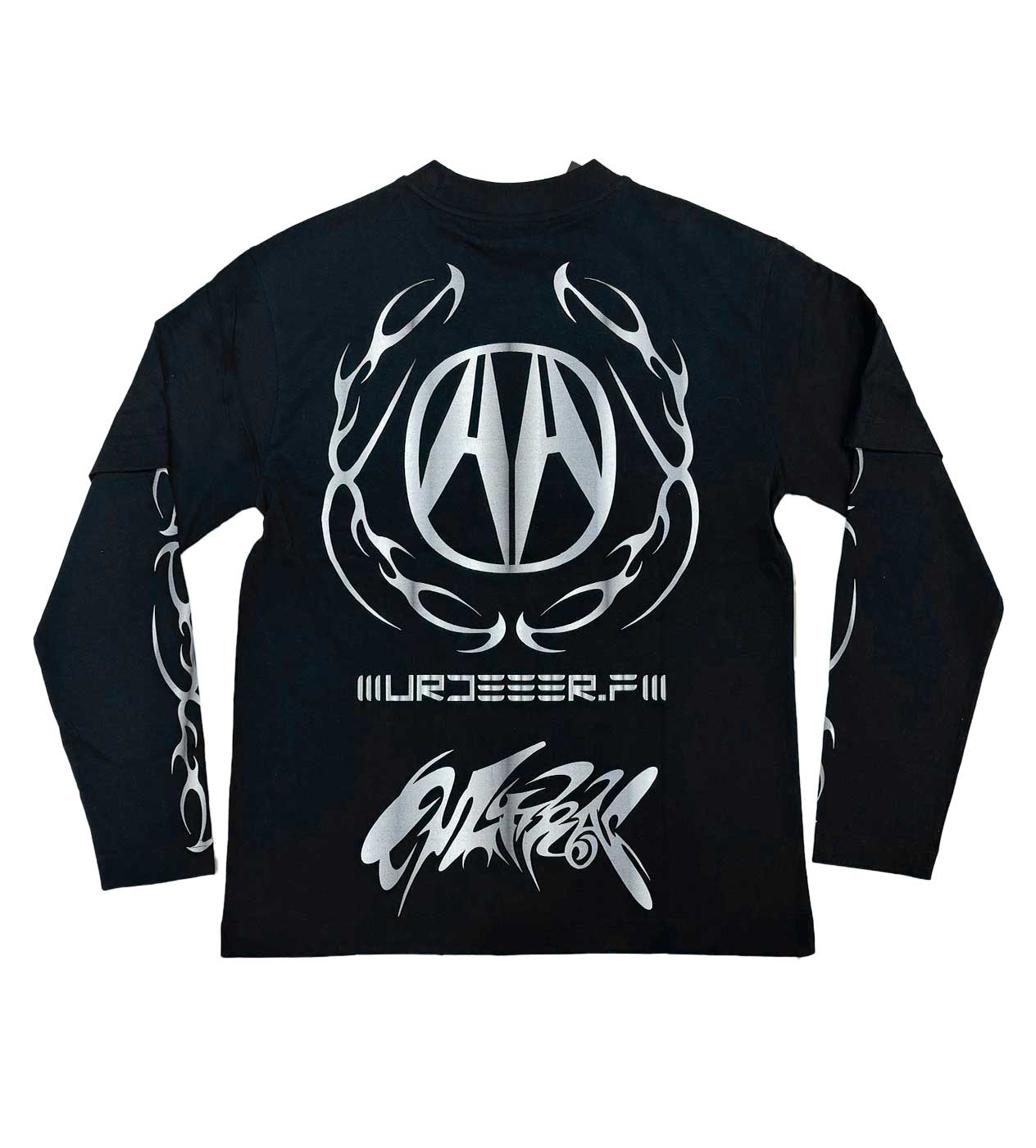 Murd333r MFM x Ultra Long Sleeve Black