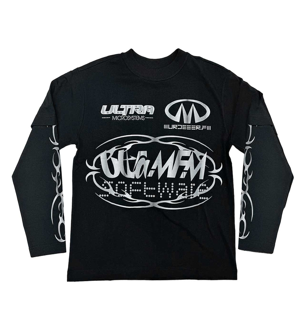 Murd333r MFM x Ultra Long Sleeve Black