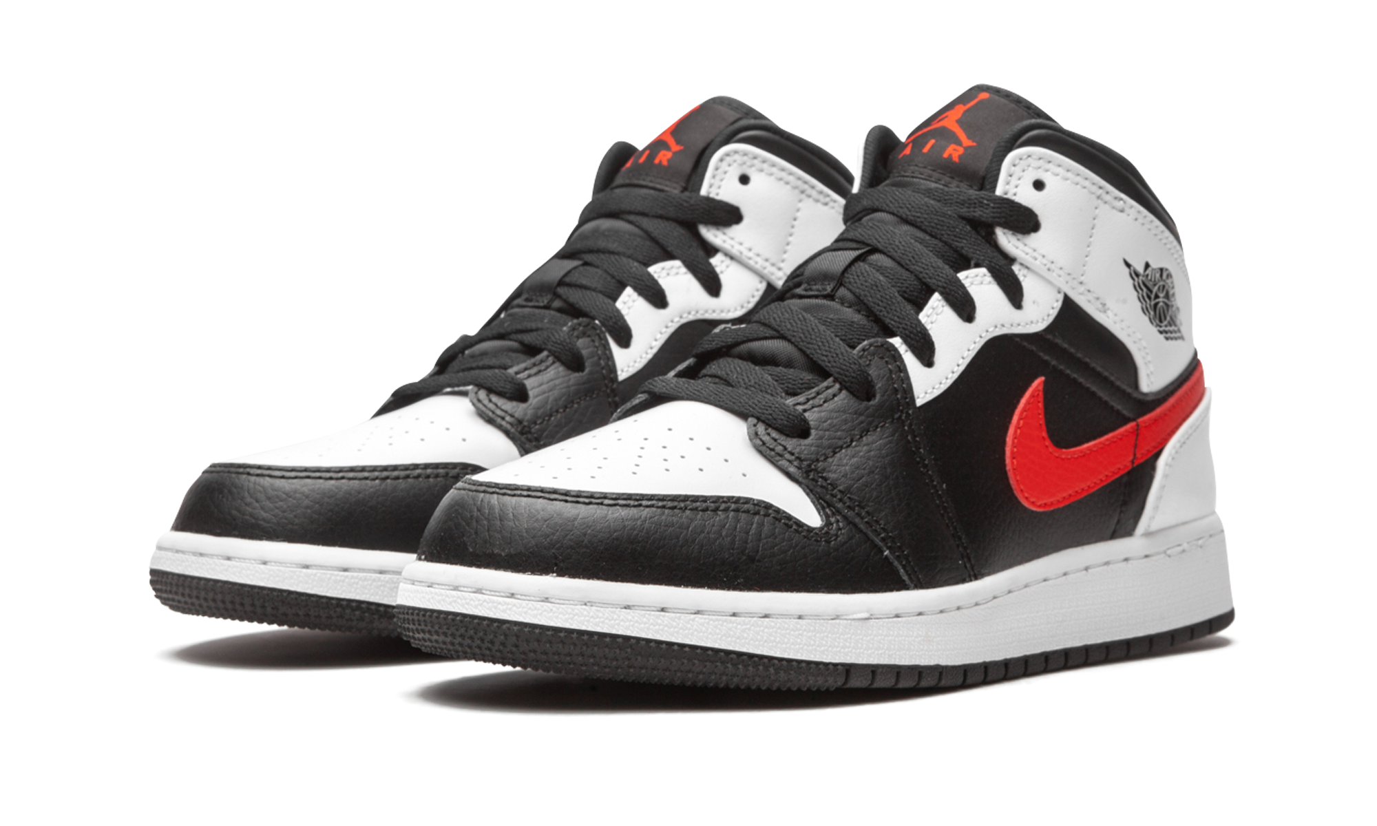 Air Jordan 1 Mid GS "Chile Red" 554725 075