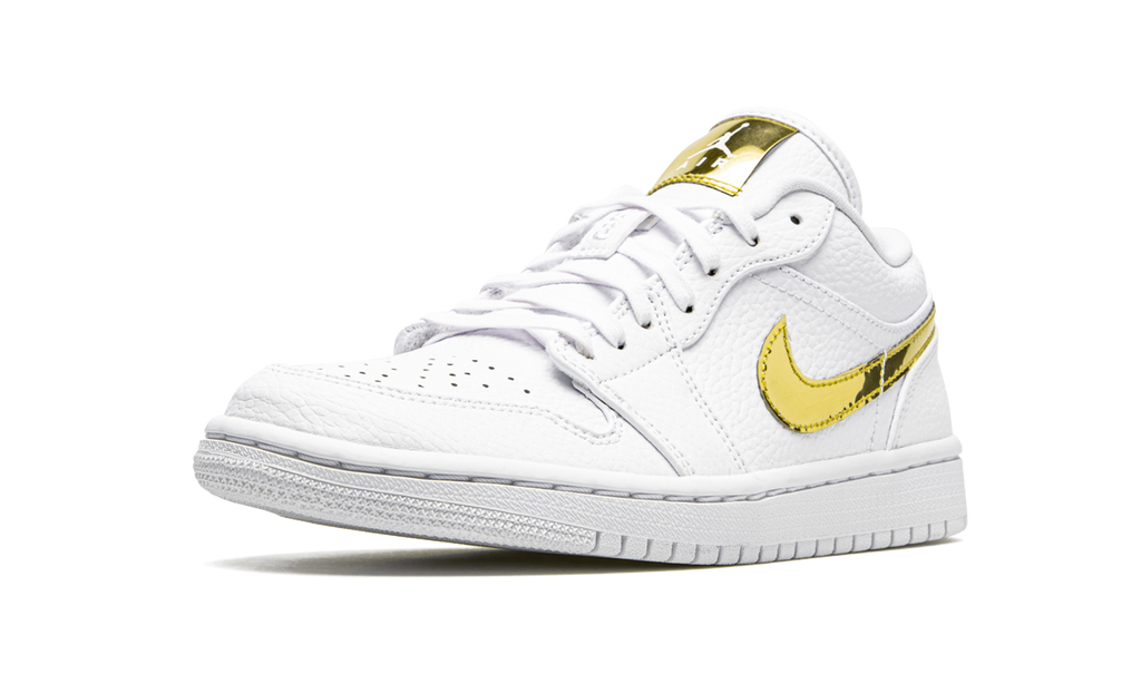 AIR JORDAN 1 Low SE WMNS "White Metallic Gold" CZ4776 100