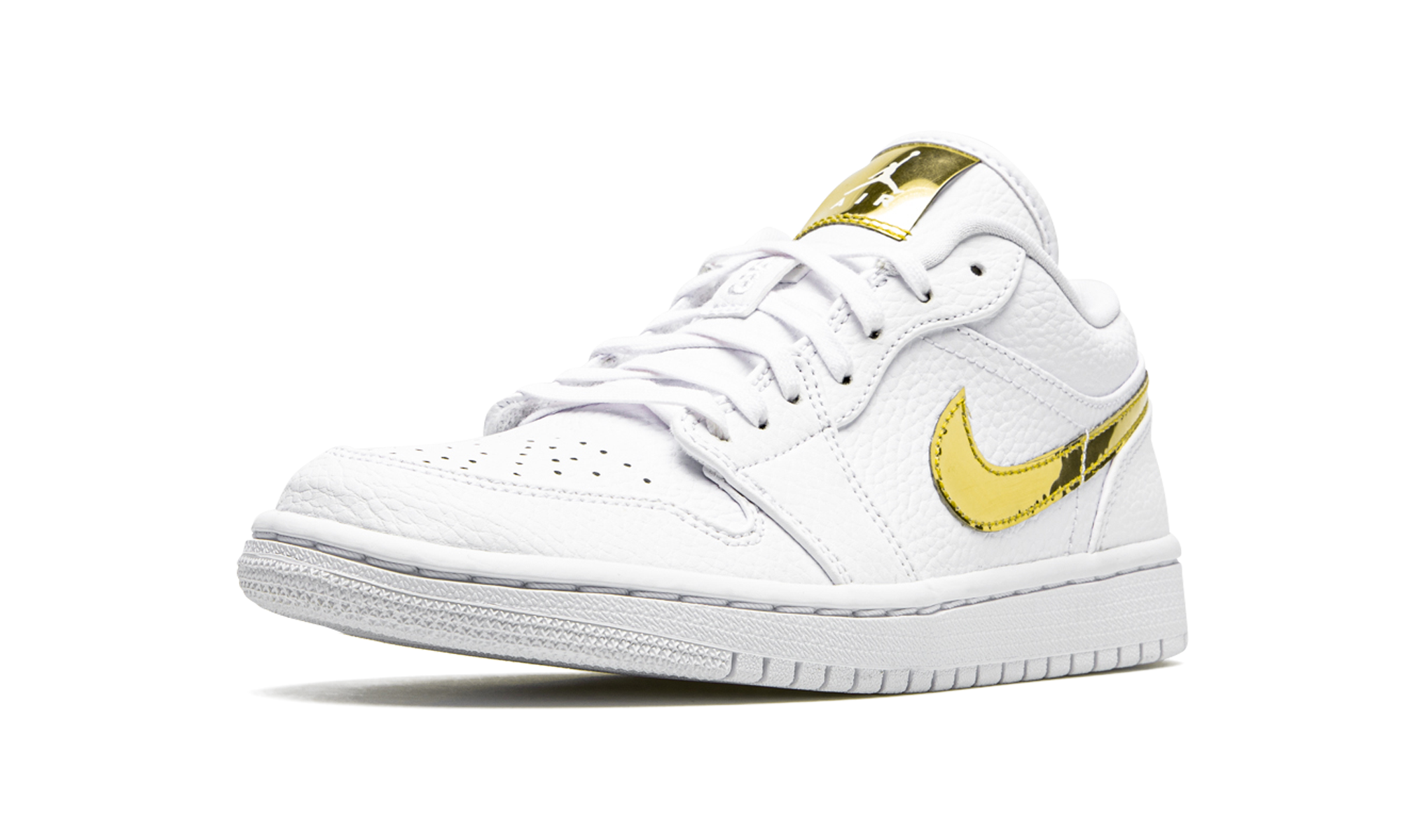 AIR JORDAN 1 Low SE WMNS "White Metallic Gold" CZ4776 100