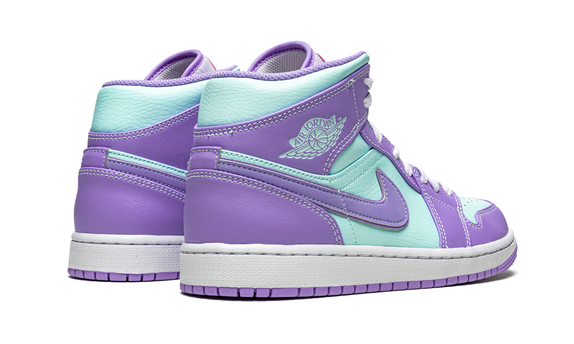 Air Jordan 1 Mid "Purple Pulse / Glacier Blue" 554724 500