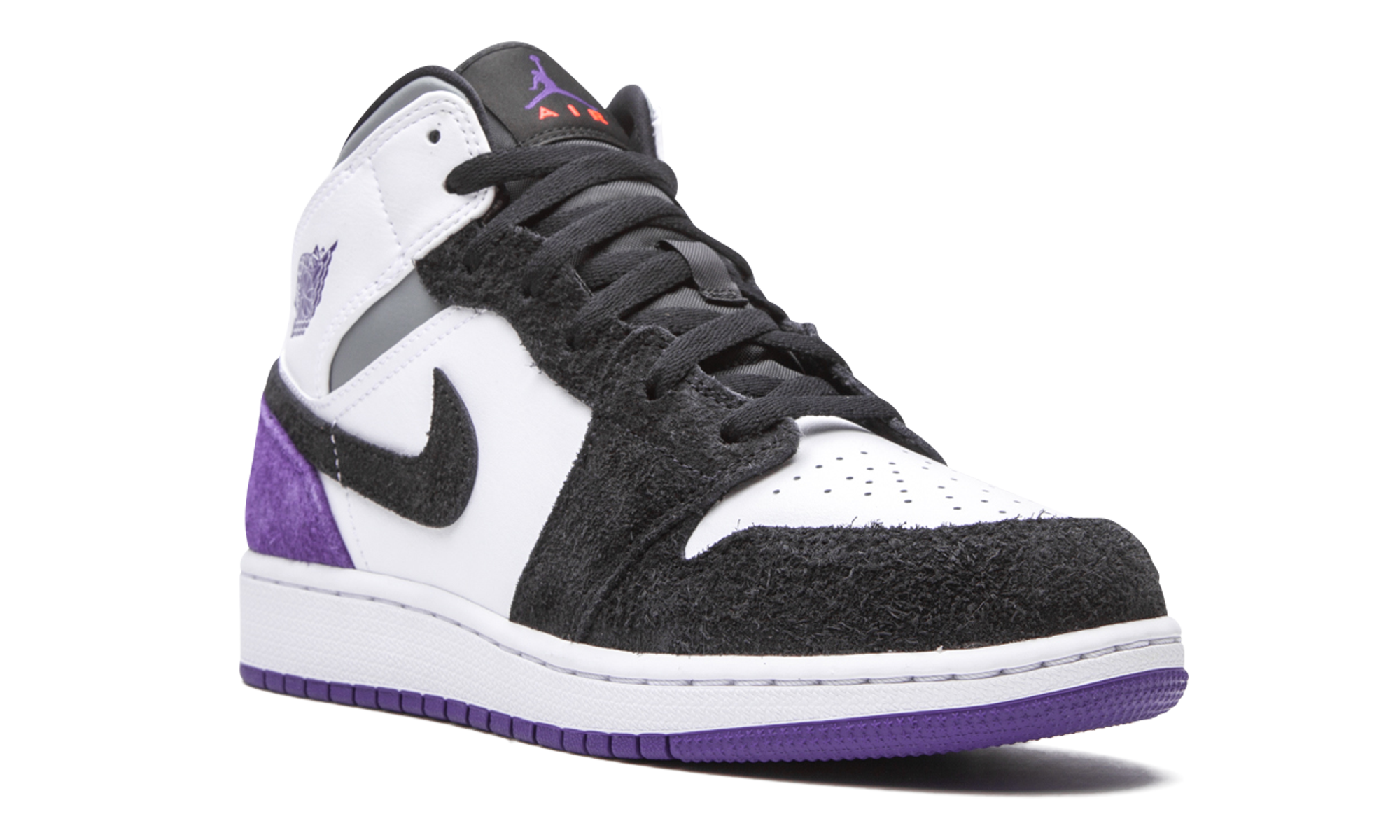 Air Jordan 1 Mid SE GS "Court Purple Suede" BQ6931 105