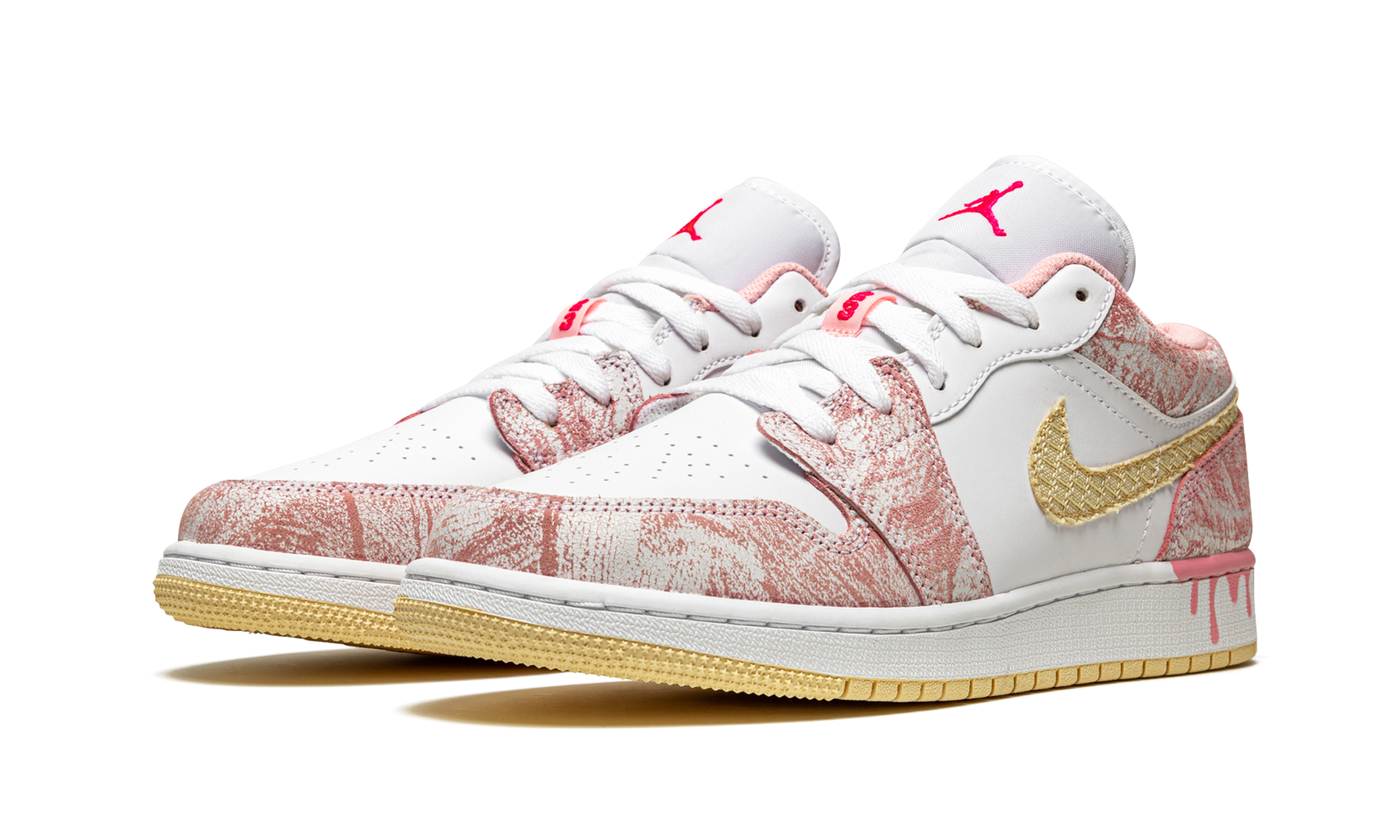 Air Jordan 1 Low SE GS "Paint Drip" CW7104 601