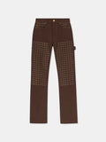 MA QUAD JACQUARD CARPENTER - DARK BROWN
