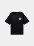 AMERICAN DREAM CRYSTAL OVERSIZED TEE - Black