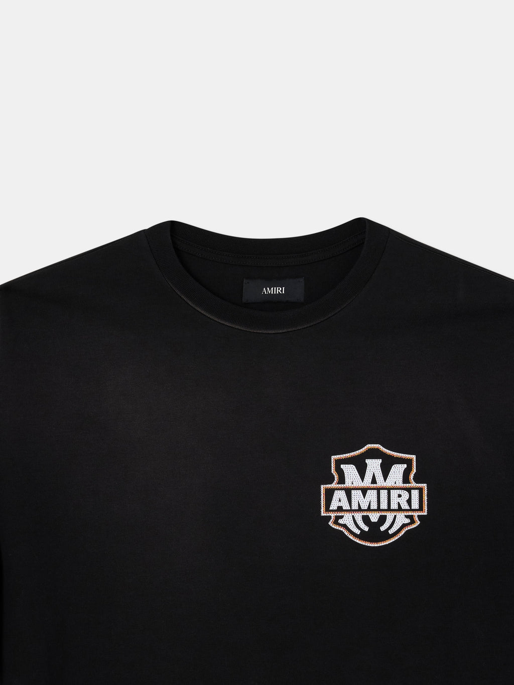 AMERICAN DREAM CRYSTAL OVERSIZED TEE - Black
