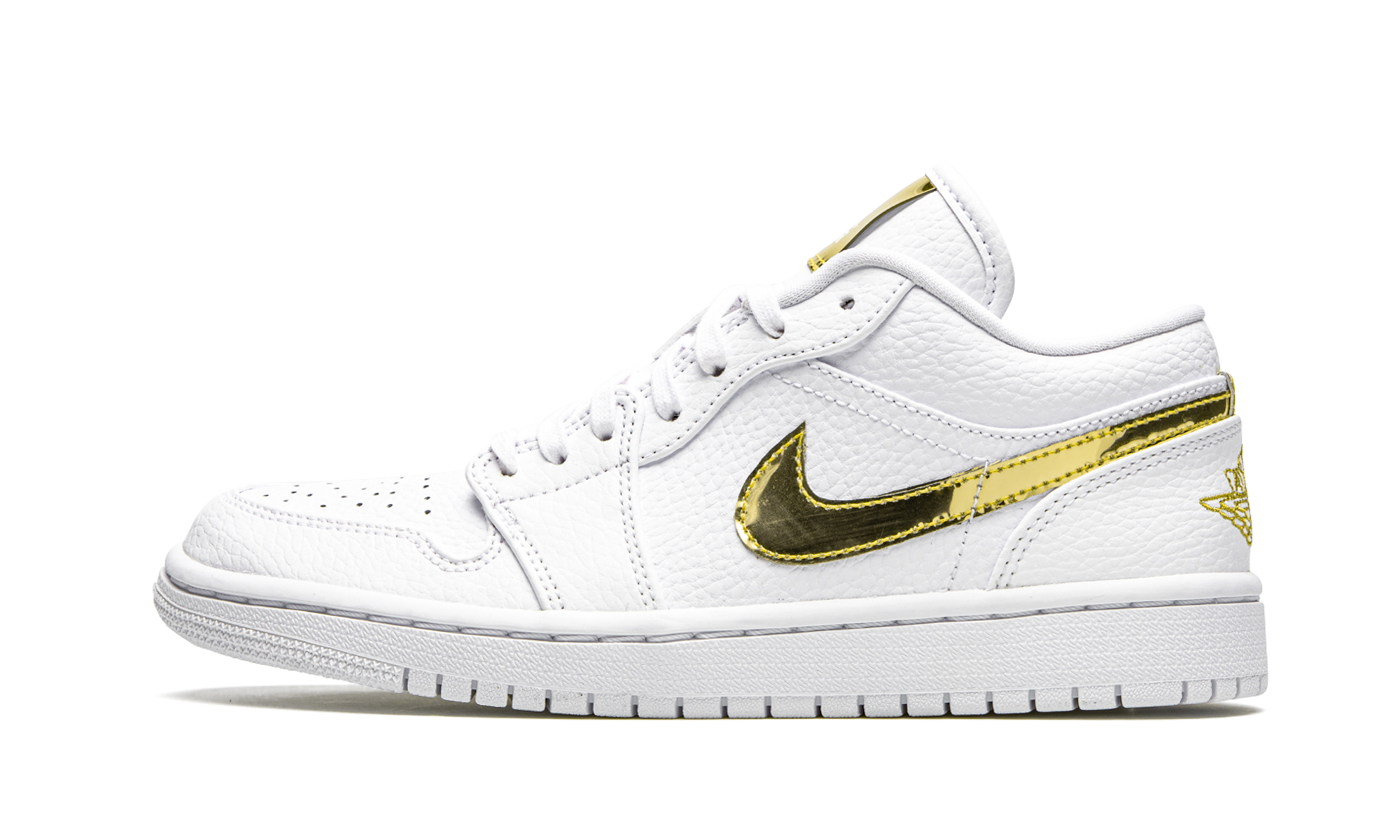 AIR JORDAN 1 Low SE WMNS "White Metallic Gold" CZ4776 100