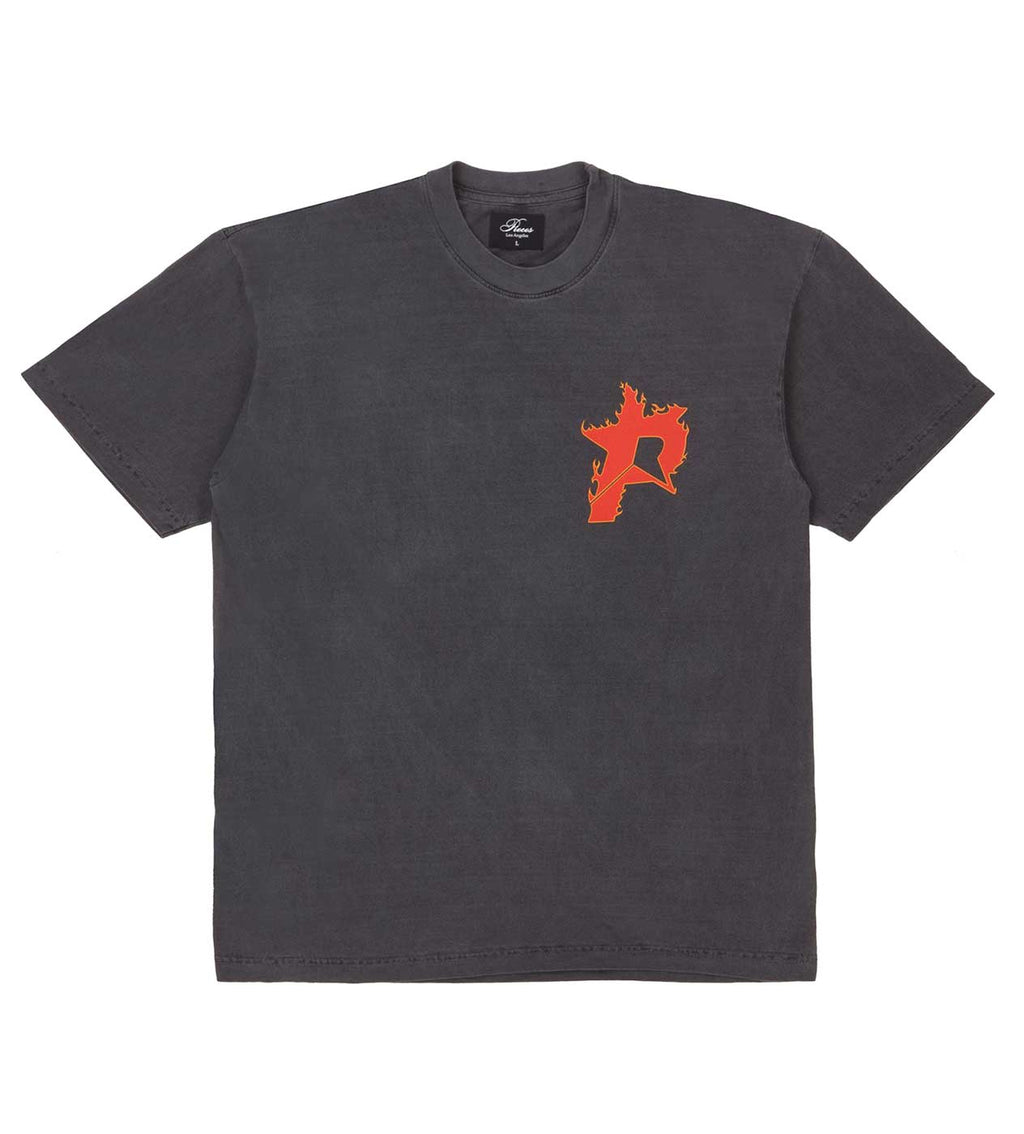 Pieces Star Flame Tee Red Black