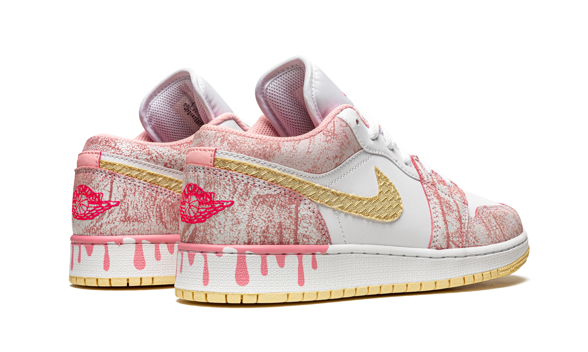 Air Jordan 1 Low SE GS "Paint Drip" CW7104 601