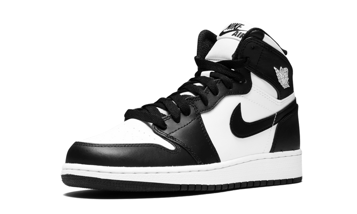 Air Jordan 1 Retro High OG GS "Black White" 575441 010