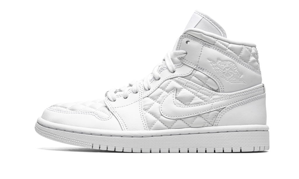 AIR JORDAN 1 MID WMNS "Quilted White" DB6078 100