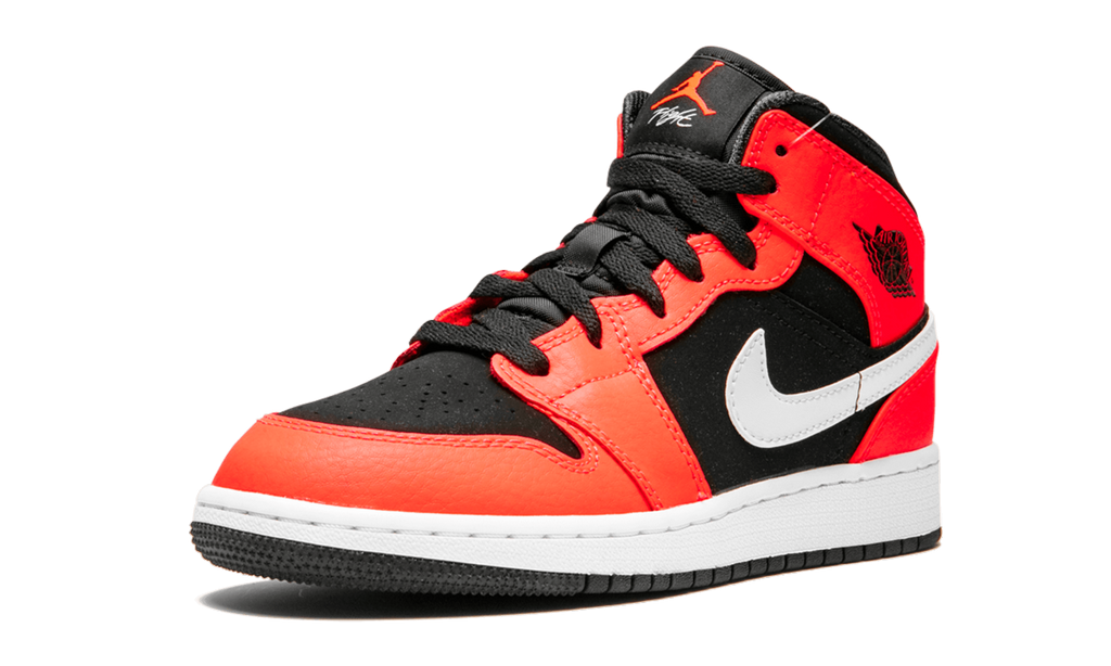 Air Jordan 1 Mid GS "Infrared" 554725 061