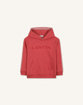 EMBROIDERED LANVIN CURB HOODIE IN COTTON