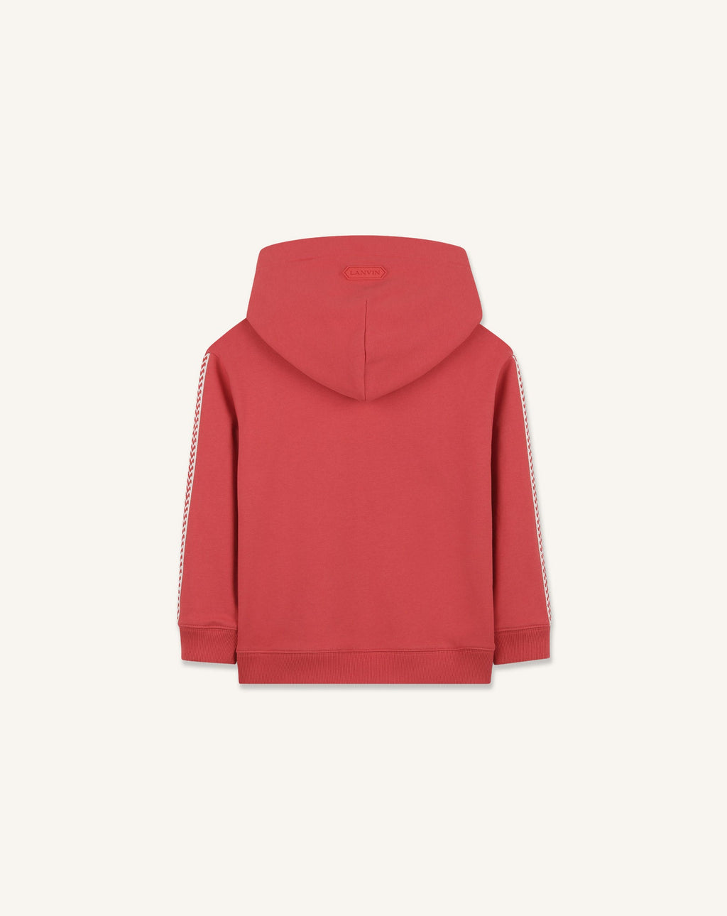 EMBROIDERED LANVIN CURB HOODIE IN COTTON