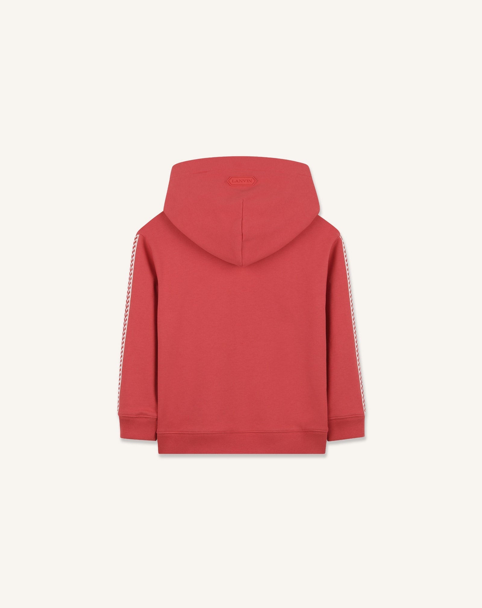 EMBROIDERED LANVIN CURB HOODIE IN COTTON
