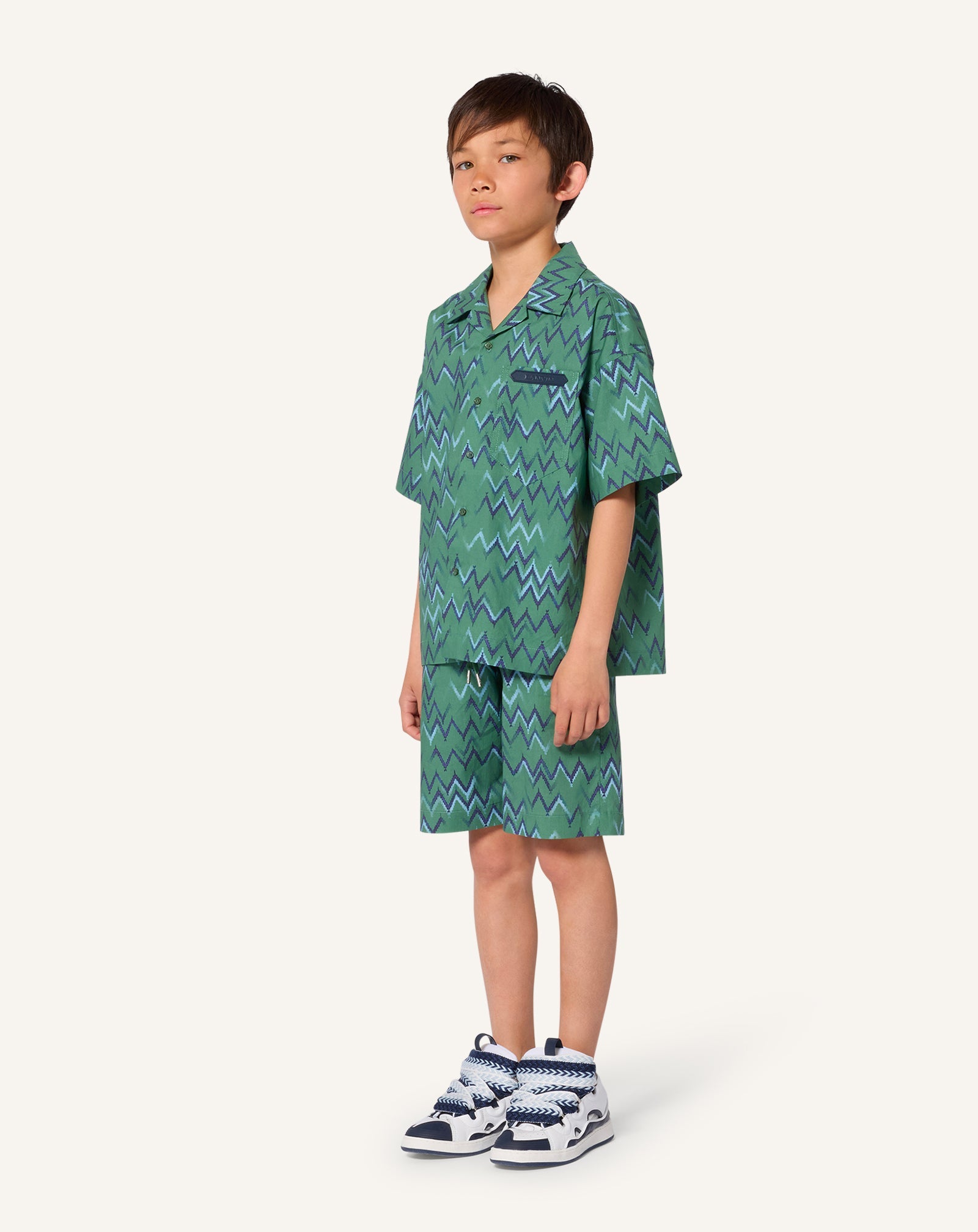 OVERSIZED PRINTED COTTON SHIRT