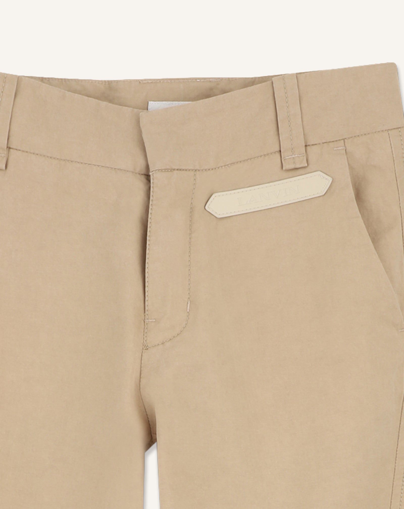 TWISTED STITCH COTTON PANTS