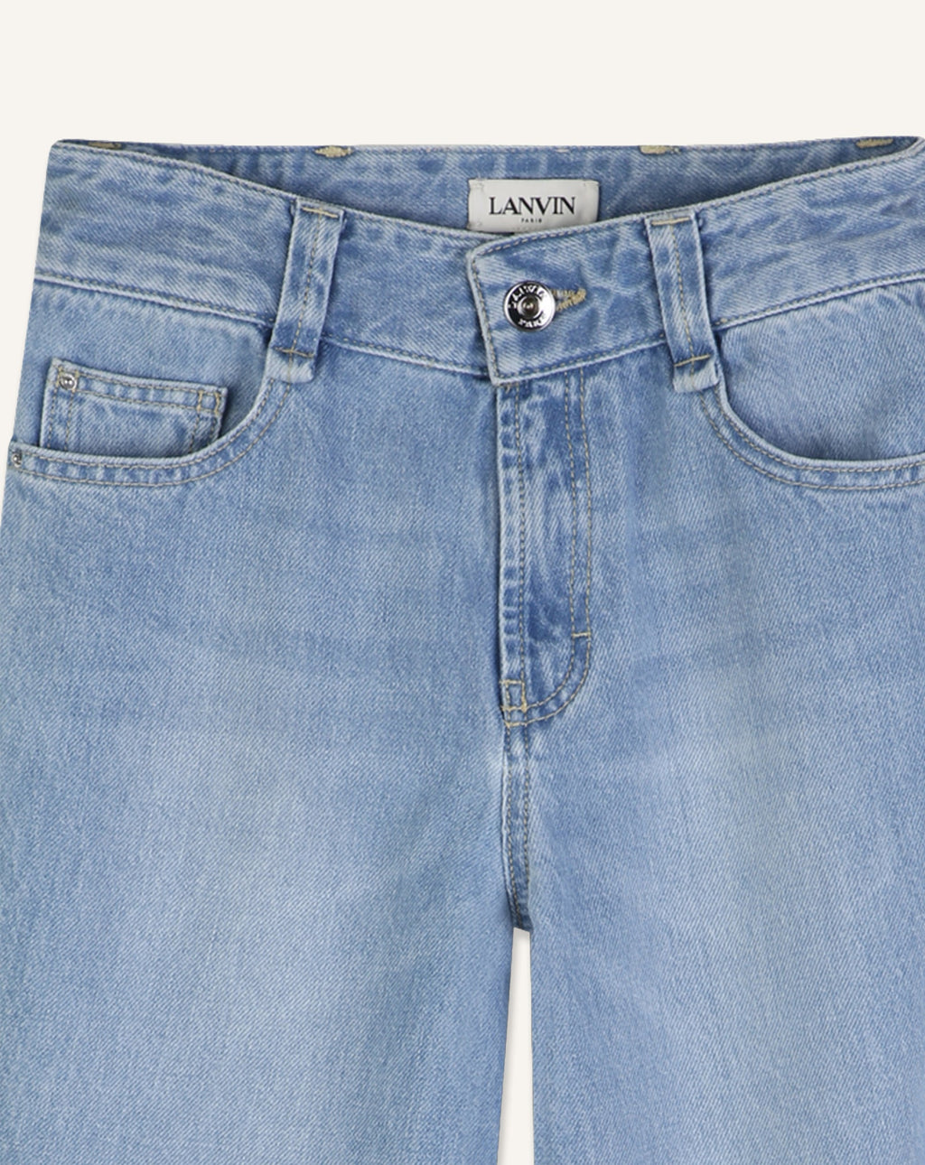 TWISTED STITCH DENIM PANTS