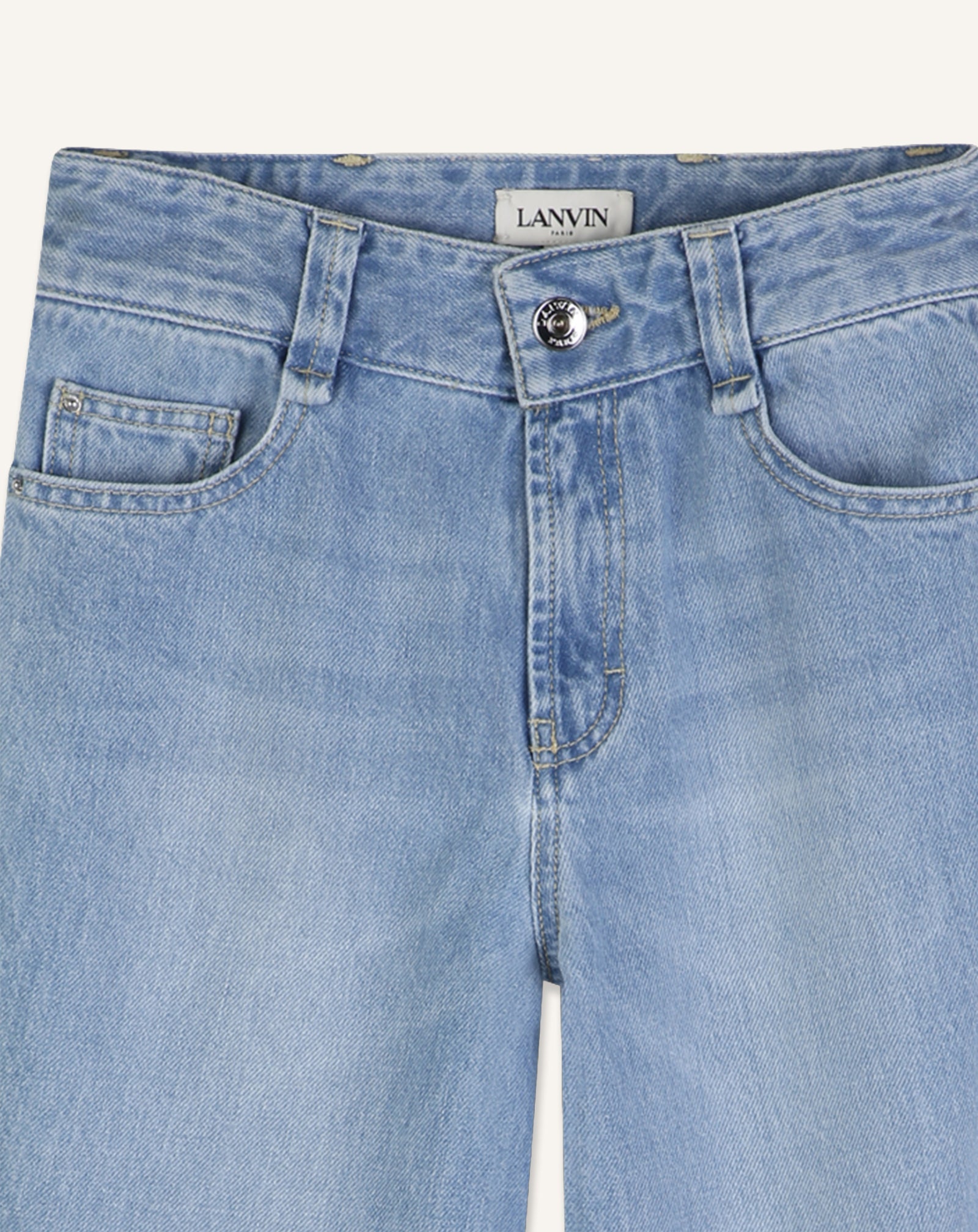 TWISTED STITCH DENIM PANTS
