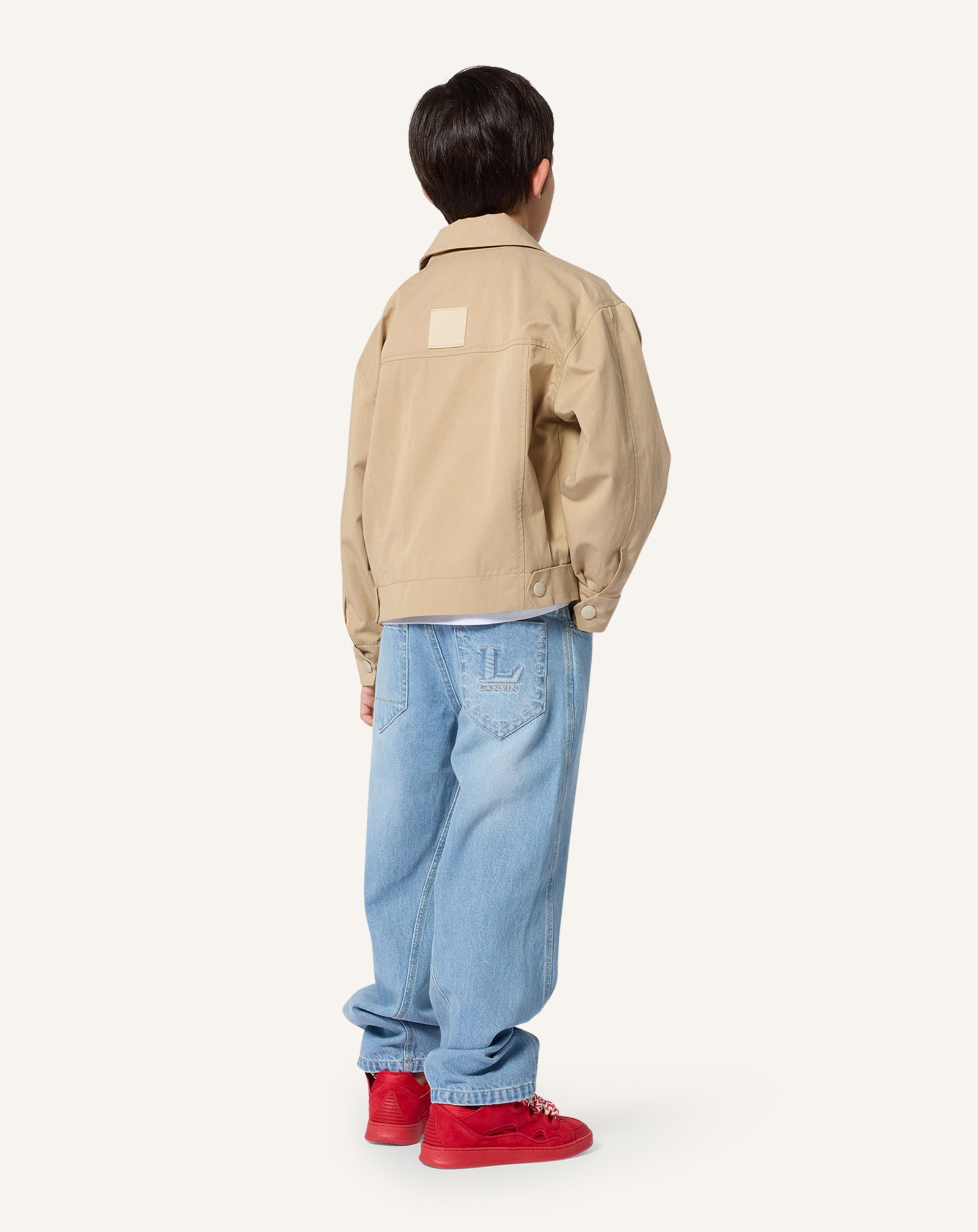 TWISTED STITCH DENIM PANTS