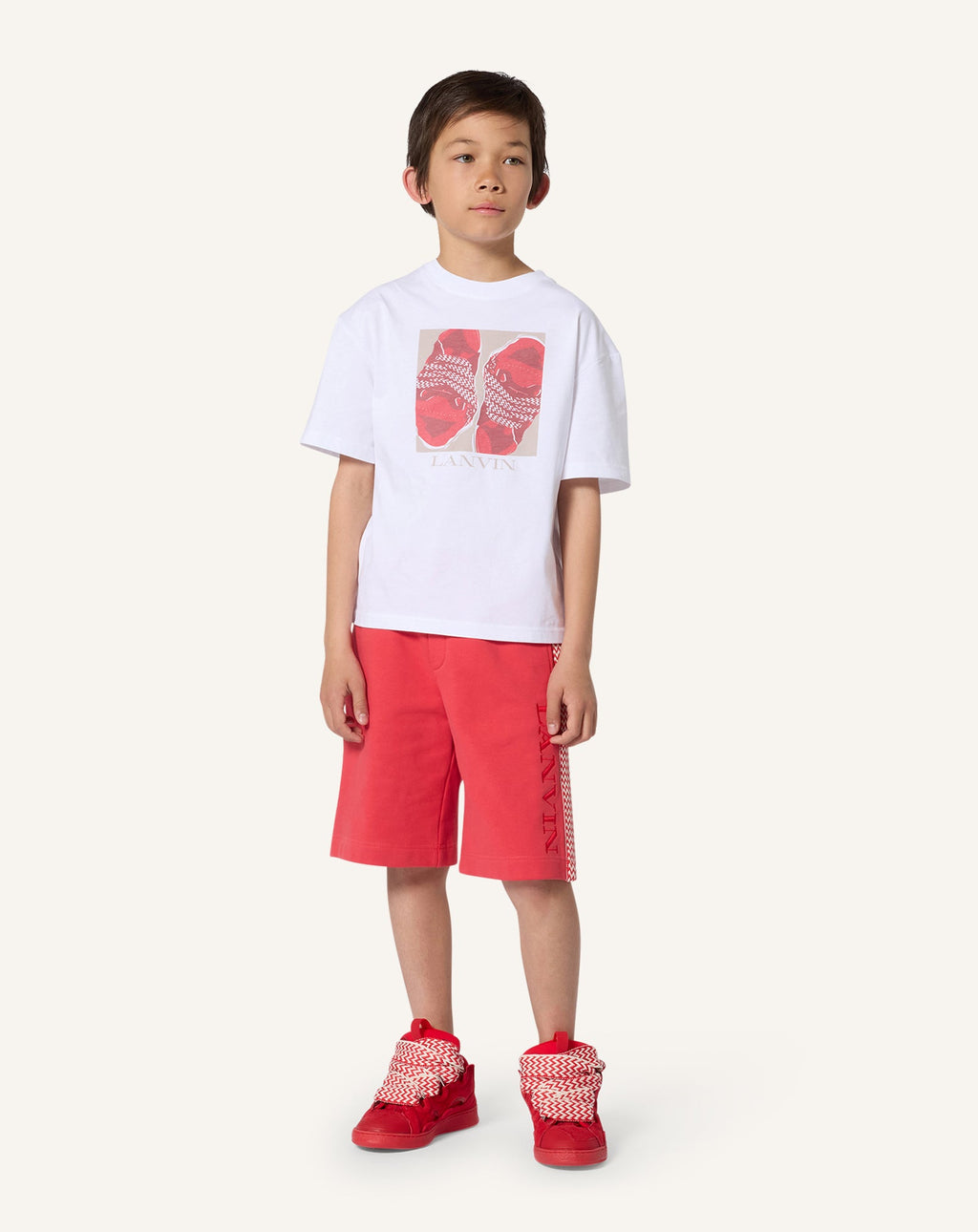 LANVIN CURB COTTON BERMUDA SHORTS