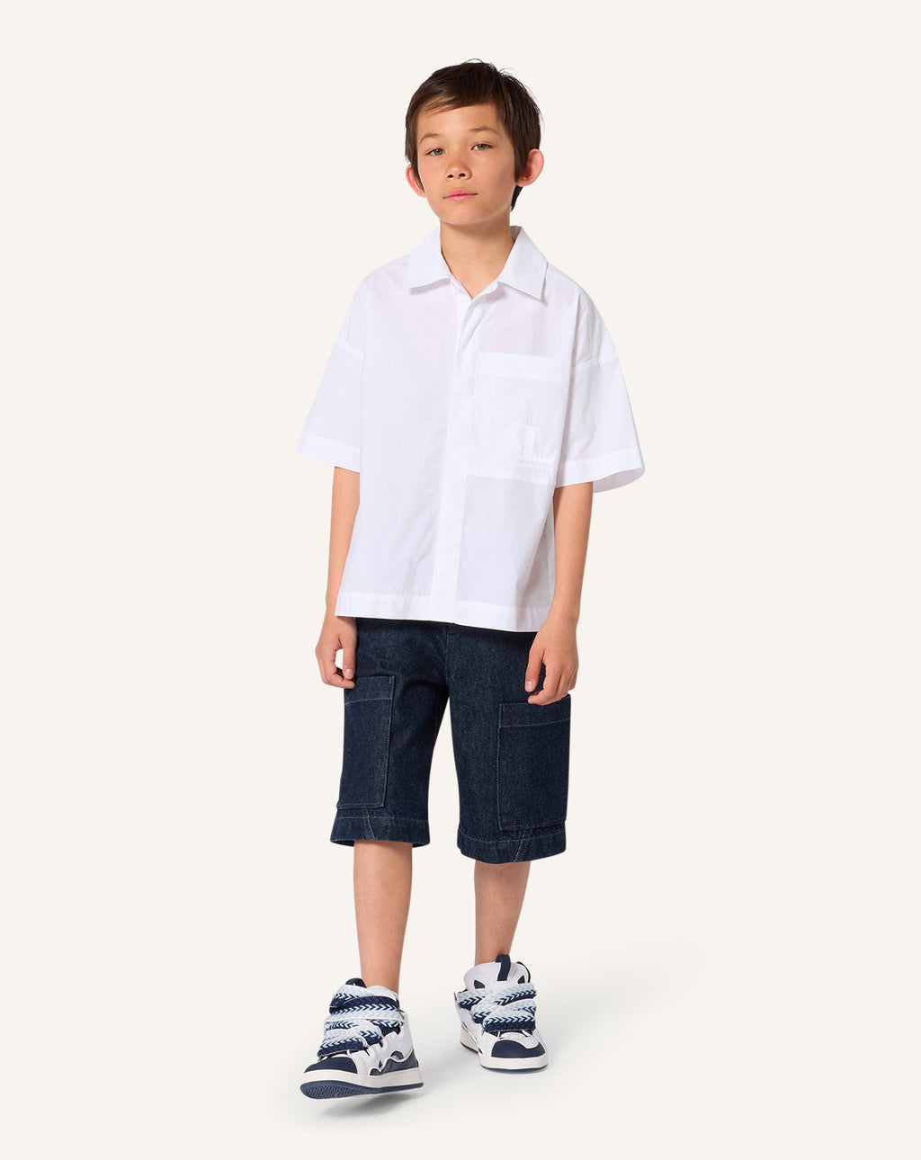 DENIM BERMUDA SHORTS