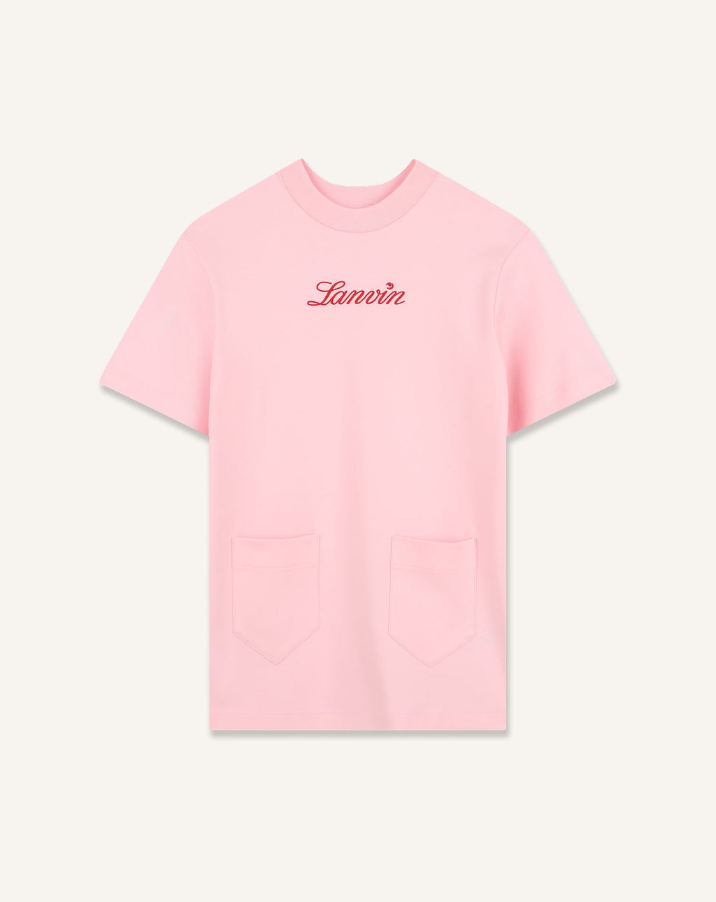 SHORT SLEEVE TEE-SHIRT DRESS IN COTTON
