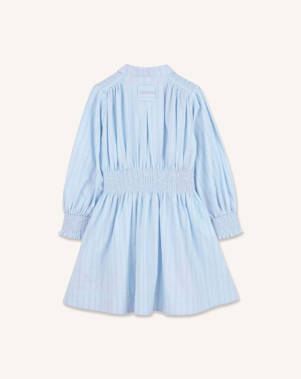 LONG SLEEVE SMOCK DRESS IN COTTON