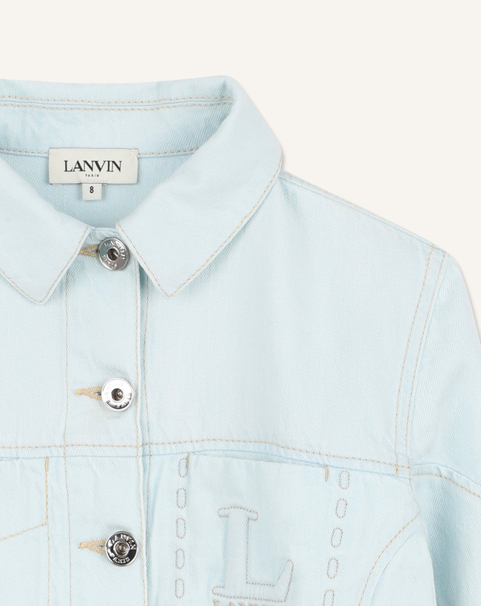 EMBROIDERED LANVIN DENIM JACKET