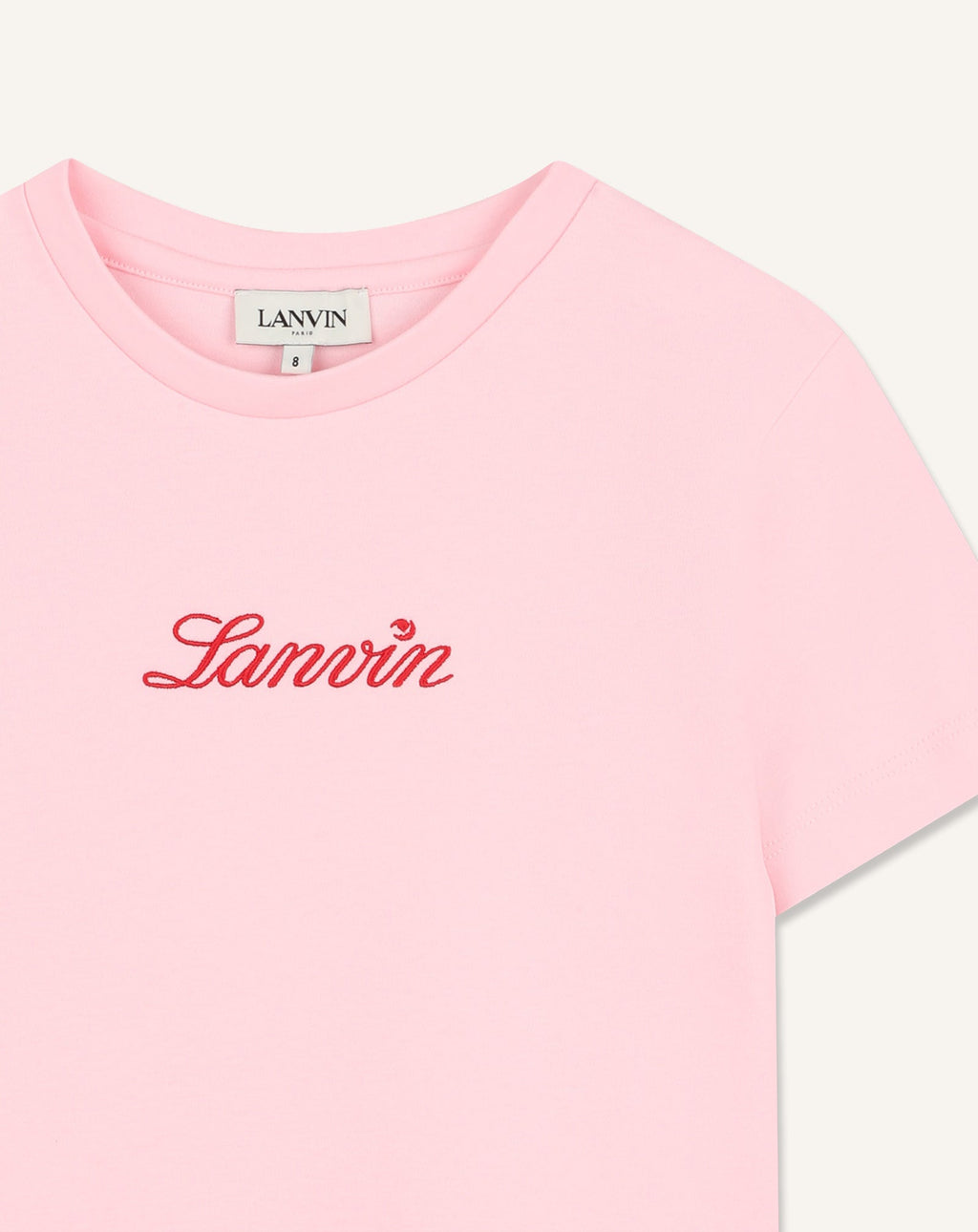 LANVIN LOGO COTTON TEE-SHIRT