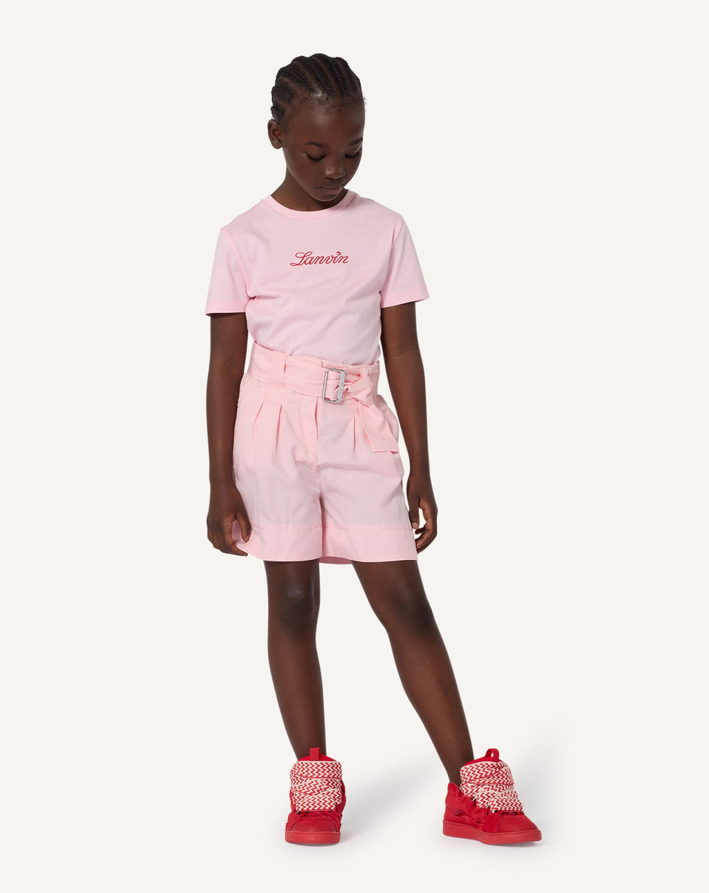 LANVIN LOGO COTTON TEE-SHIRT