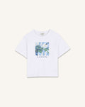 DAISY PRINT COTTON T-SHIRT