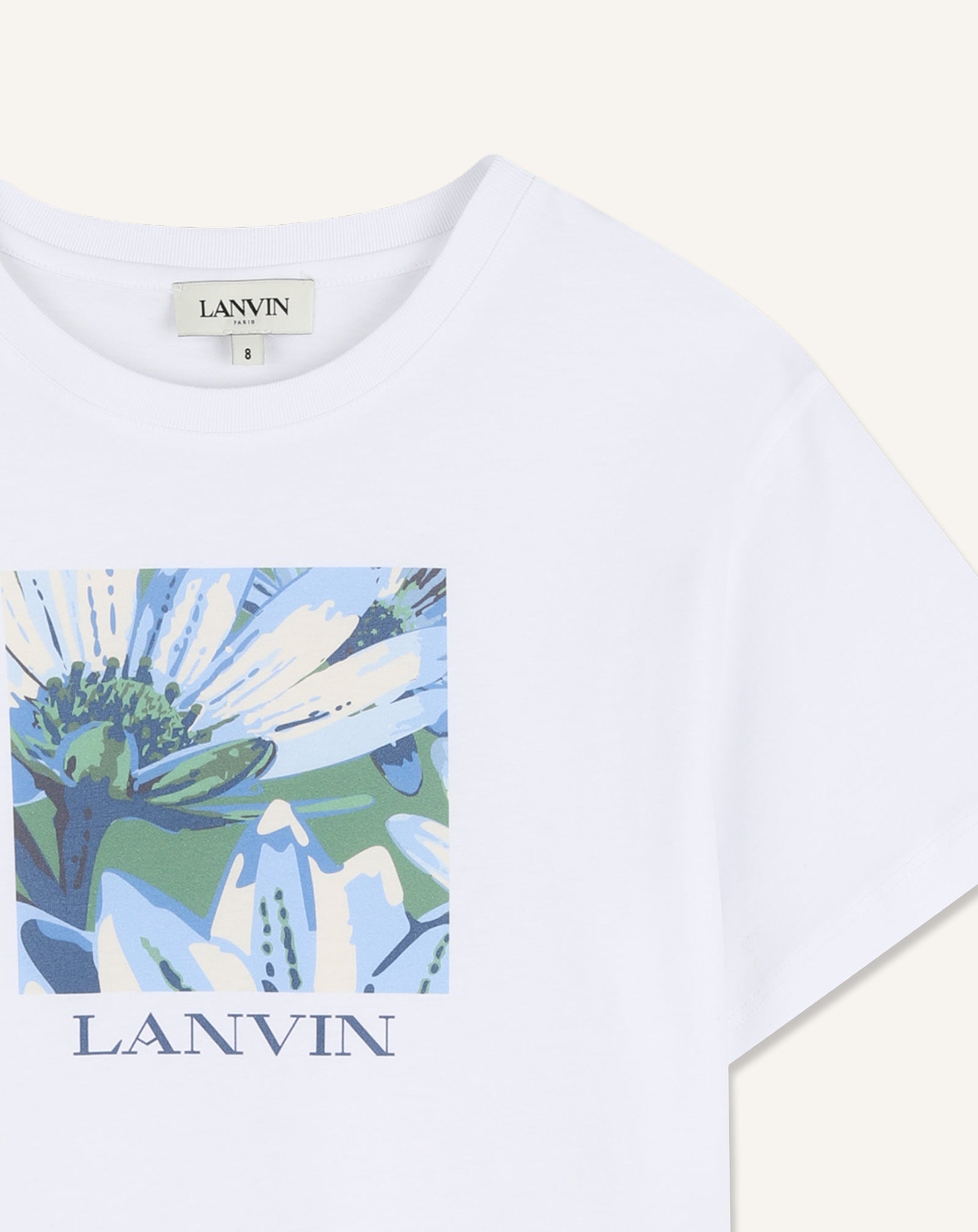DAISY PRINT COTTON T-SHIRT