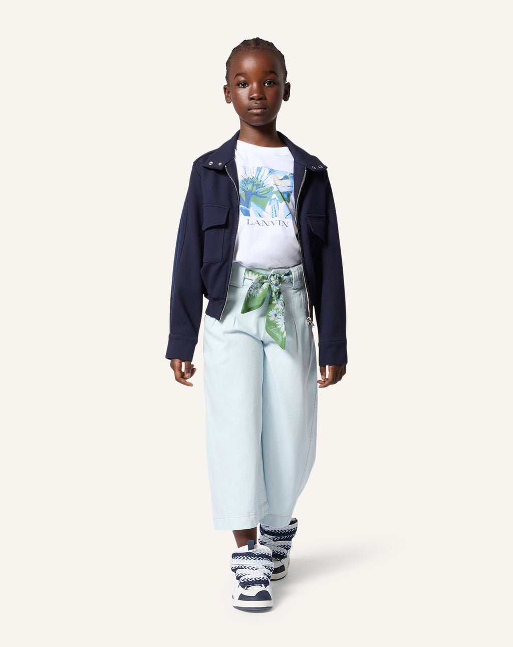 DAISY PRINT COTTON T-SHIRT
