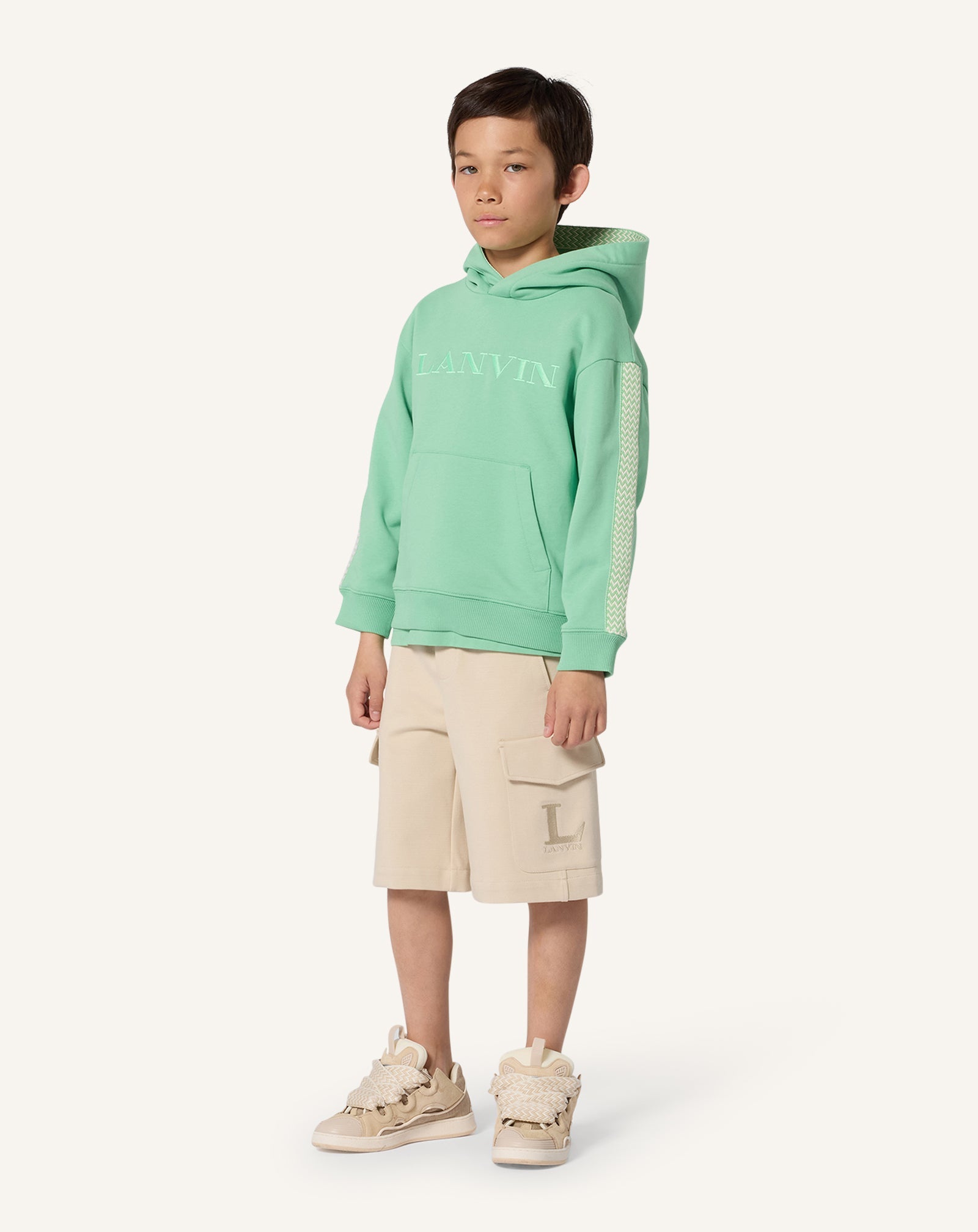LANVIN HOODIE CURB  IN COTTON